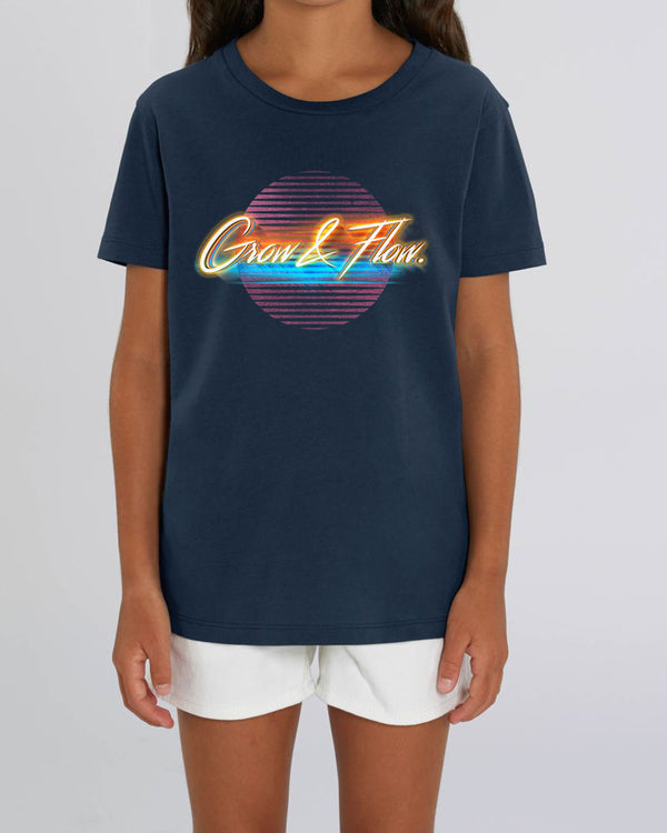 BIO-KIDS T-SHIRT „GROW & FLOW. GOES 80S."