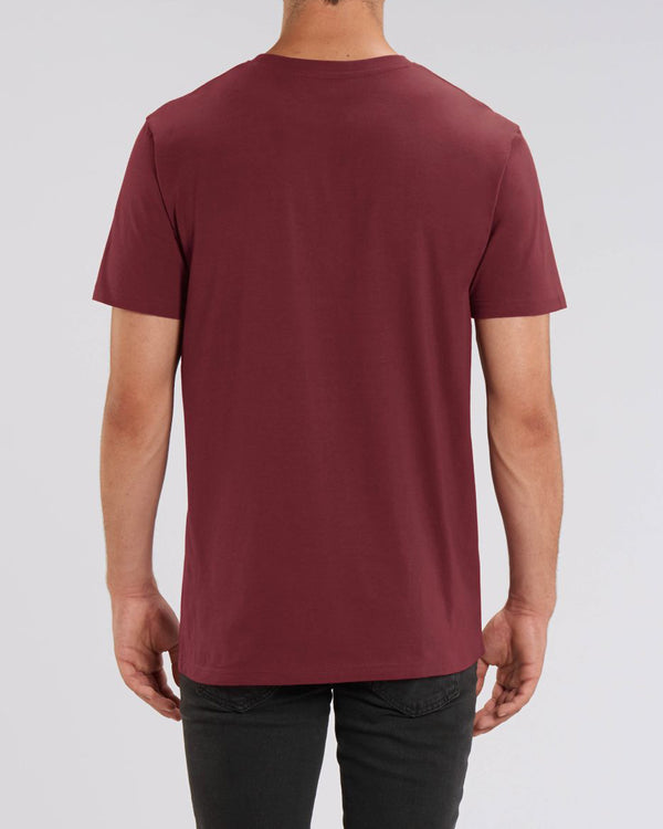 BIO PREMIUM T-SHIRT „HORIZON. SIGNED. PLUM."