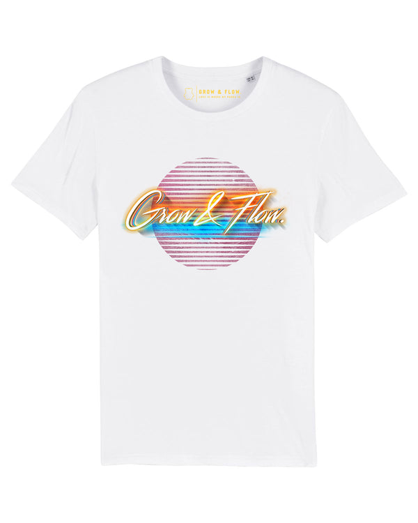 BIO PREMIUM T-SHIRT „GROW & FLOW. GOES 80S."
