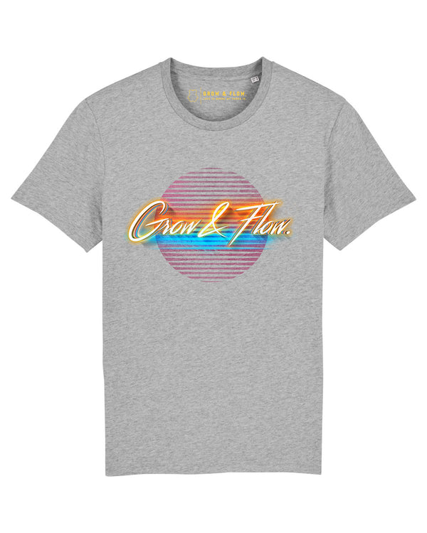 BIO PREMIUM T-SHIRT „GROW & FLOW. GOES 80S."