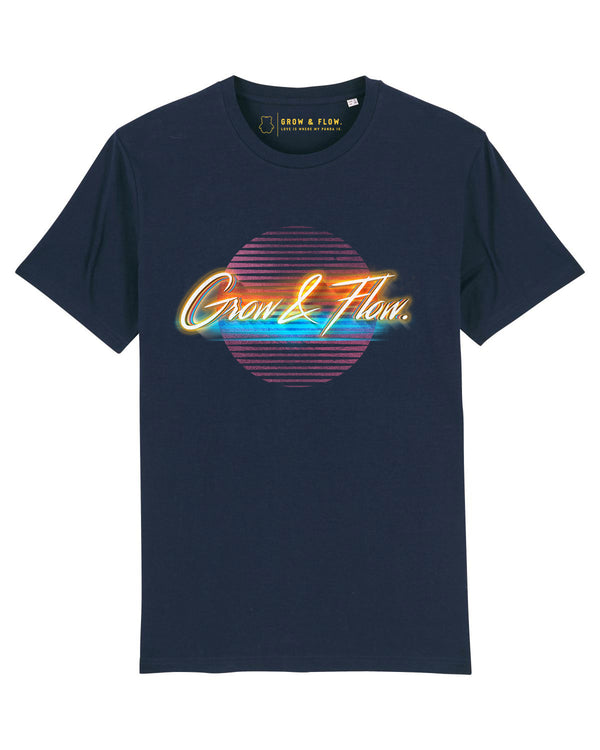 BIO PREMIUM T-SHIRT „GROW & FLOW. GOES 80S."
