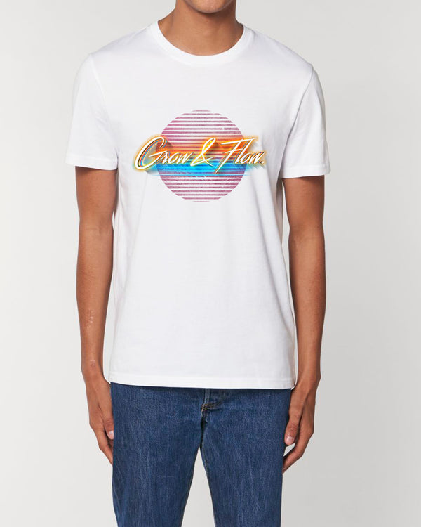 BIO PREMIUM T-SHIRT „GROW & FLOW. GOES 80S."