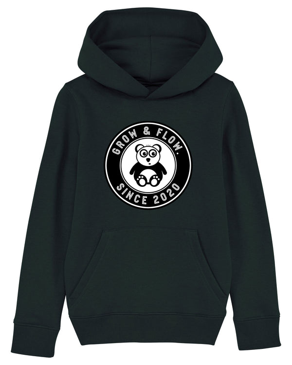 BIO-KIDS HOODIE "GROW & FLOW. SINCE 2020. ROUND."