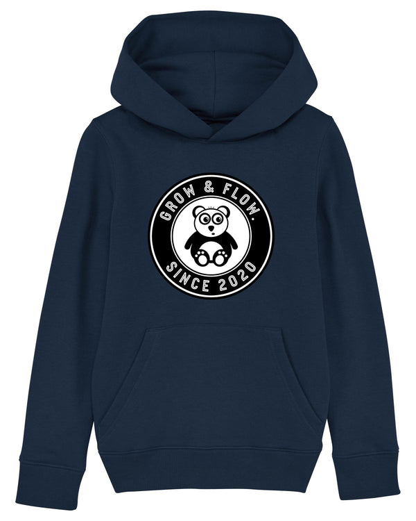 BIO-KIDS HOODIE "GROW & FLOW. SINCE 2020. ROUND."