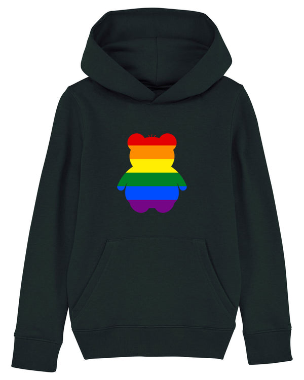 BIO-KIDS HOODIE "PRIDE. PANDA. PURE."