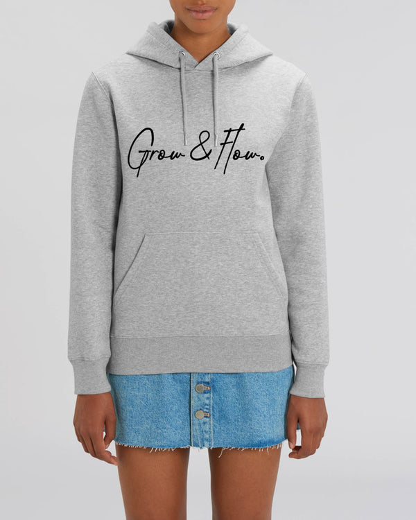 BIO KUSCHELHOODIE "HORIZON. SIGNED. BLACK."