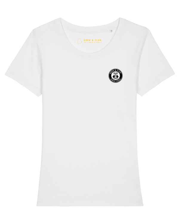 BIO-LADIES T-SHIRT ANLIEGEND "GROW & FLOW. SINCE 2020. ROUND."