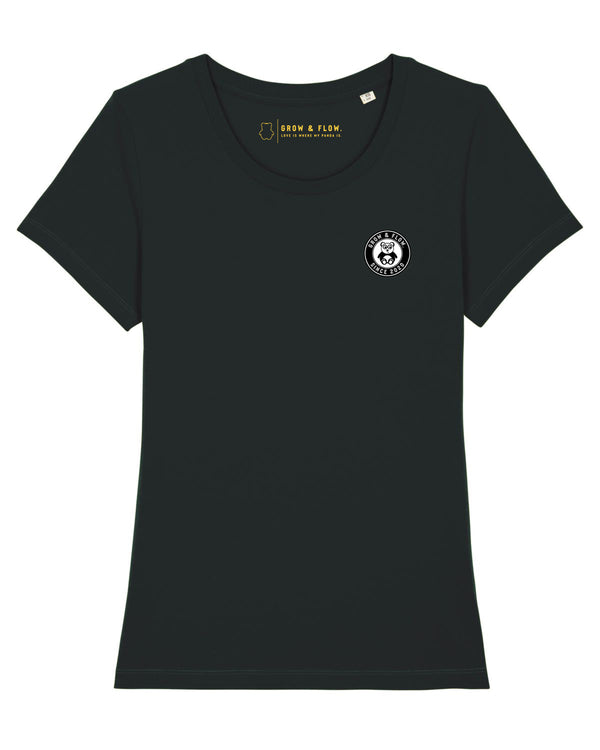 BIO-LADIES T-SHIRT ANLIEGEND "GROW & FLOW. SINCE 2020. ROUND."