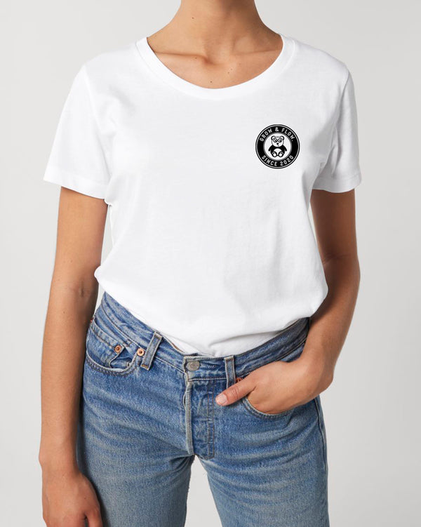 BIO-LADIES T-SHIRT ANLIEGEND "GROW & FLOW. SINCE 2020. ROUND."