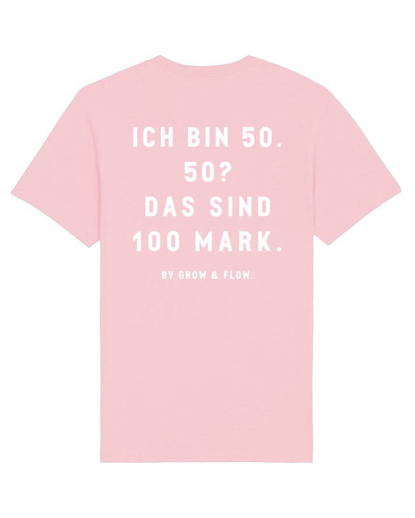 BIO-UNISEX T-SHIRT "GROW & FLOW. GOES 50S."