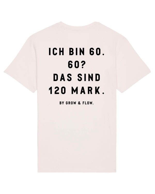 BIO-UNISEX T-SHIRT "GROW & FLOW. GOES 60S."