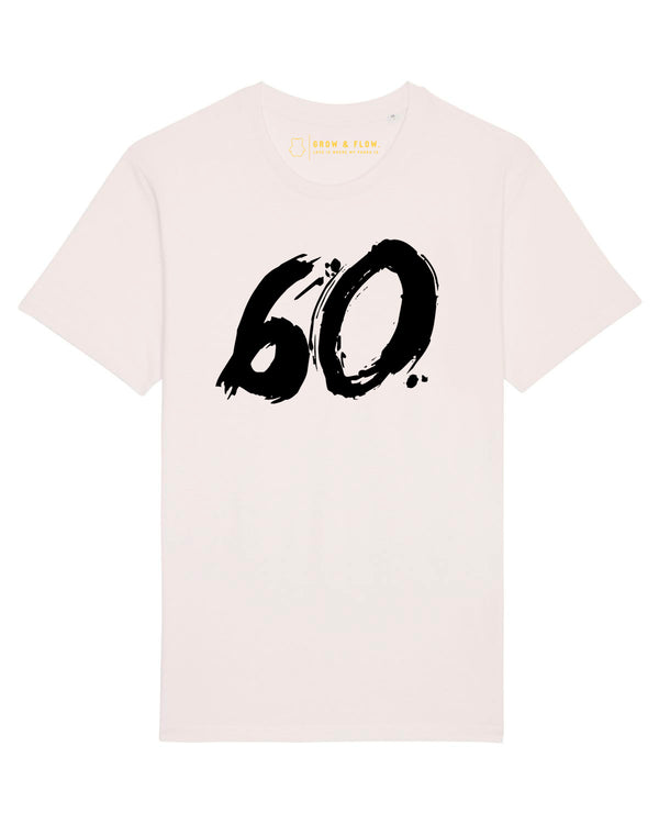 BIO-UNISEX T-SHIRT "GROW & FLOW. GOES 60S."
