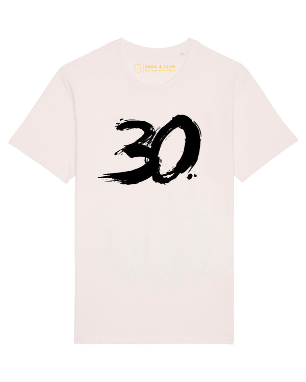 BIO-UNISEX T-SHIRT "GROW & FLOW. GOES 30S."