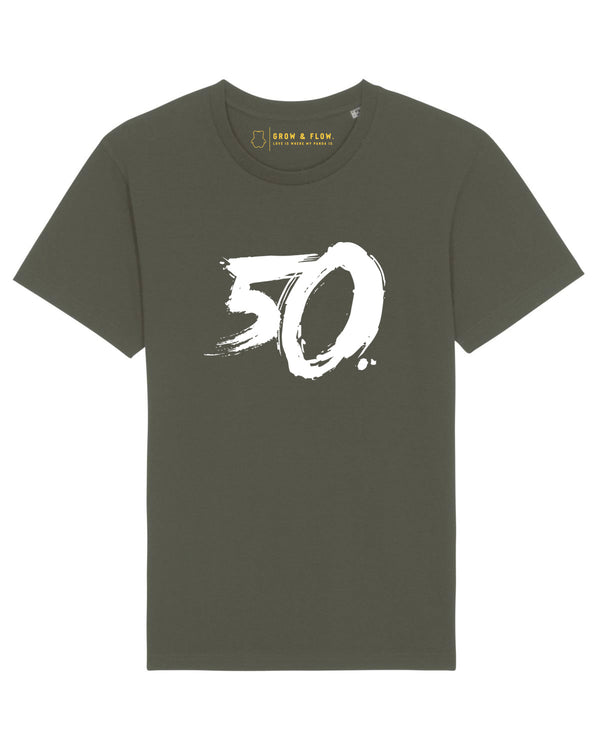 BIO-UNISEX T-SHIRT "GROW & FLOW. GOES 50S."
