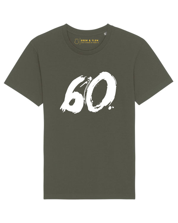 BIO-UNISEX T-SHIRT "GROW & FLOW. GOES 60S."