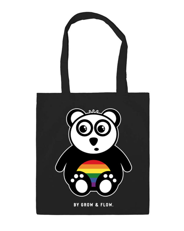 STOFFBEUTEL "PRIDE. PANDA. WHITE."