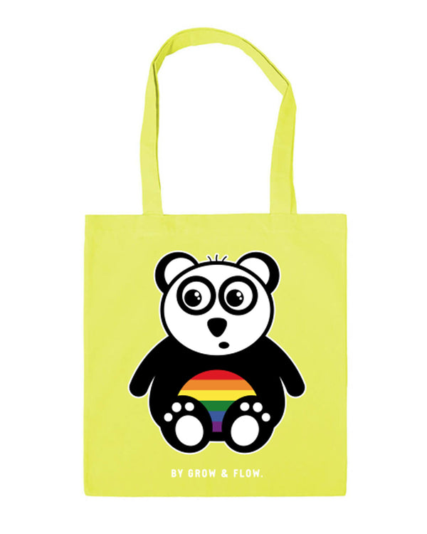 STOFFBEUTEL "PRIDE. PANDA. WHITE."