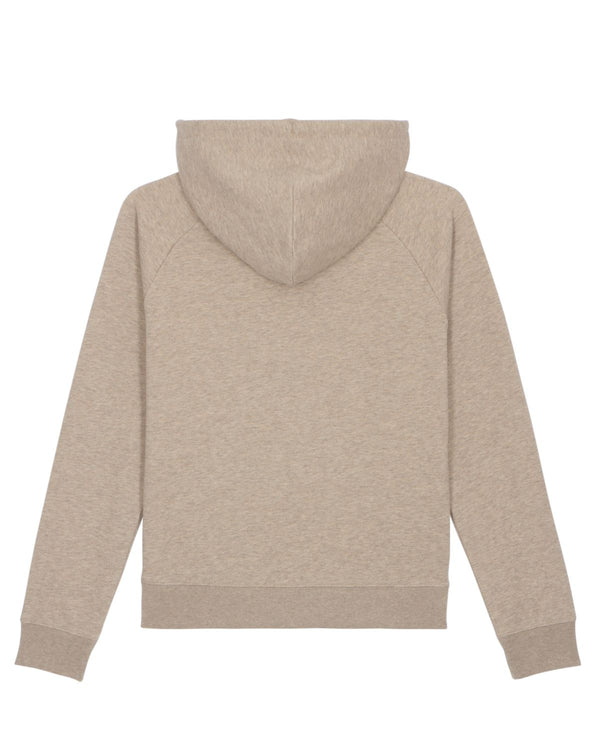 BIO-LADIES HOODIE "RETRO. PANDA. BLACK."
