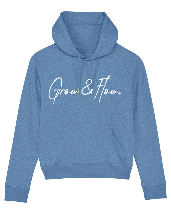 BIO-LADIES HOODIE "HORIZON. SIGNED. WHITE."