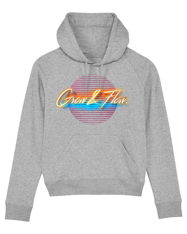 BIO-LADIES HOODIE "GROW & FLOW. GOES 80S."