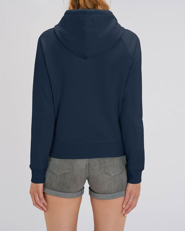 BIO-LADIES HOODIE "GROW & FLOW. GOES 80S."