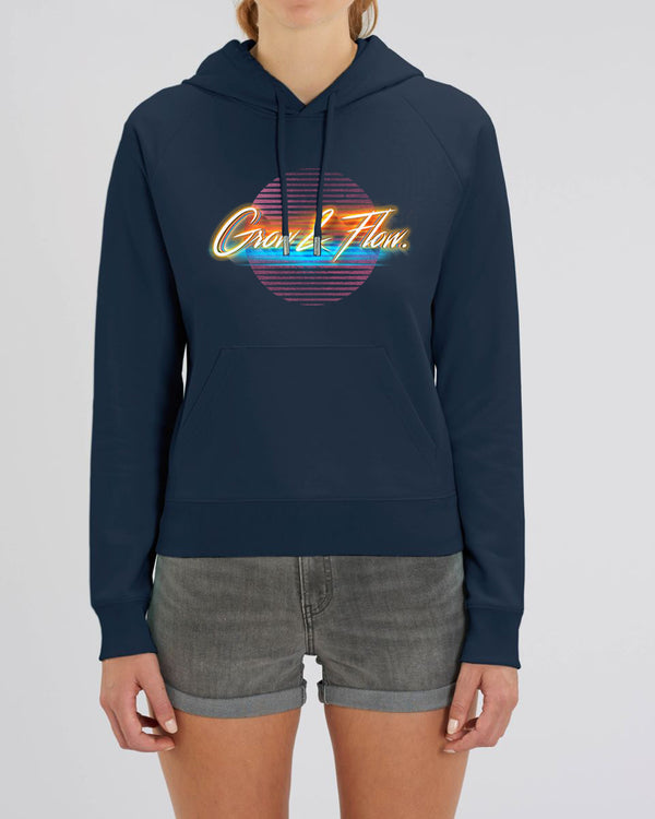 BIO-LADIES HOODIE "GROW & FLOW. GOES 80S."