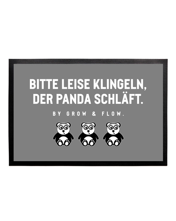 FUßMATTE "PANDA. LEISE."