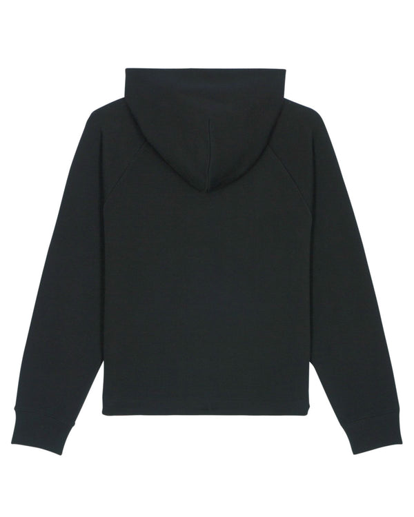 KURZER BIO-LADIES KAPUZENSWEAT "PANDA. SOMETIMES."
