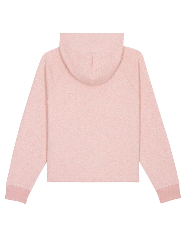 KURZER BIO-LADIES KAPUZENSWEAT "PANDA. SOMETIMES."