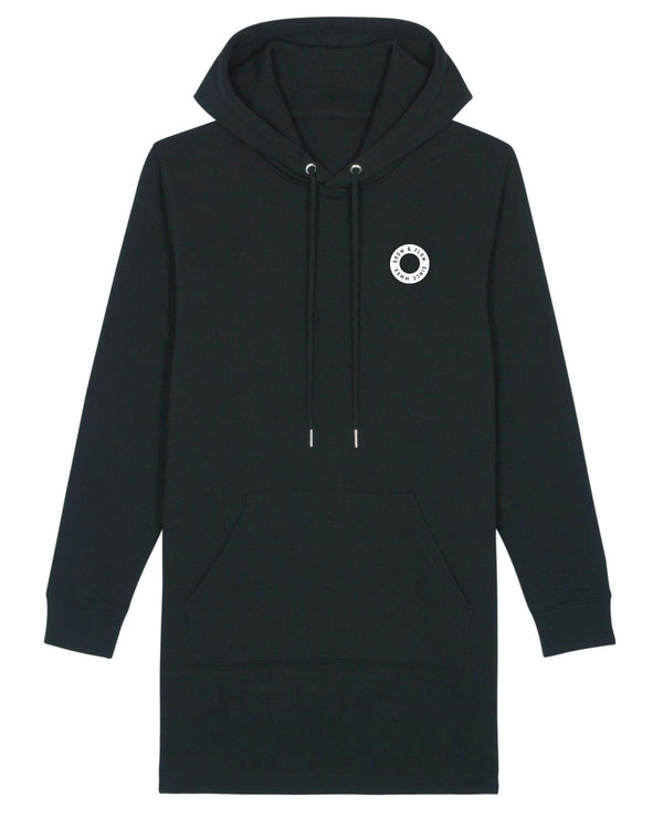 LADIES BIO HOODIE-KLEID MIT KAPUZE "MMXX CIRCLE."