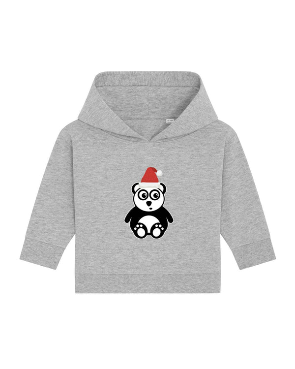 BIO-BABY HOODIE "SANTA. PANDA."