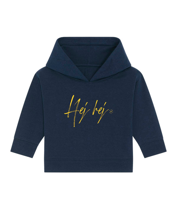 BIO-BABY HOODIE "HEJ HEJ."
