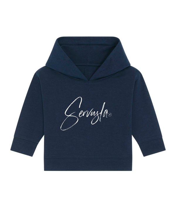 BIO-BABY HOODIE "SERVUSLA."