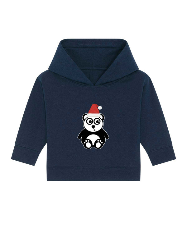 BIO-BABY HOODIE "SANTA. PANDA."