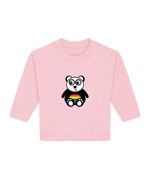 BIO-BABY SWEATSHIRT "PRIDE. PANDA."