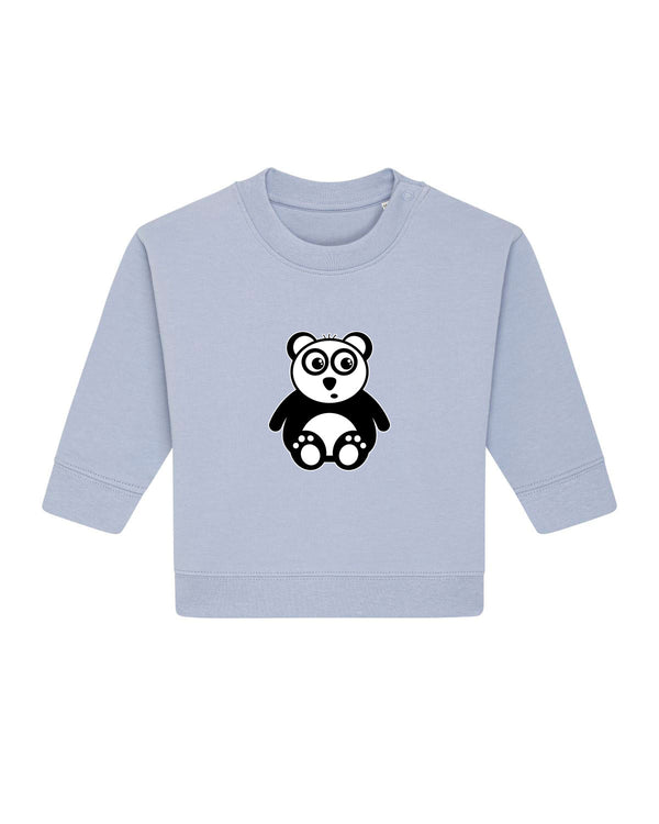 BIO-BABY SWEATSHIRT "PURE. PANDA."