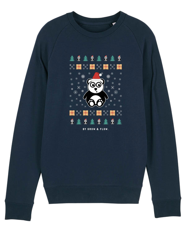 BIO RUNDHALS-SWEATSHIRT "SWEET X-MAS 2022. GOLDEN PRESENTS."
