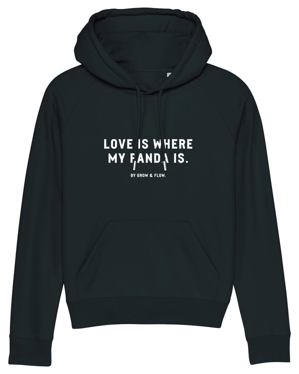BIO-LADIES HOODIE "LOVE. PANDA. 2023."