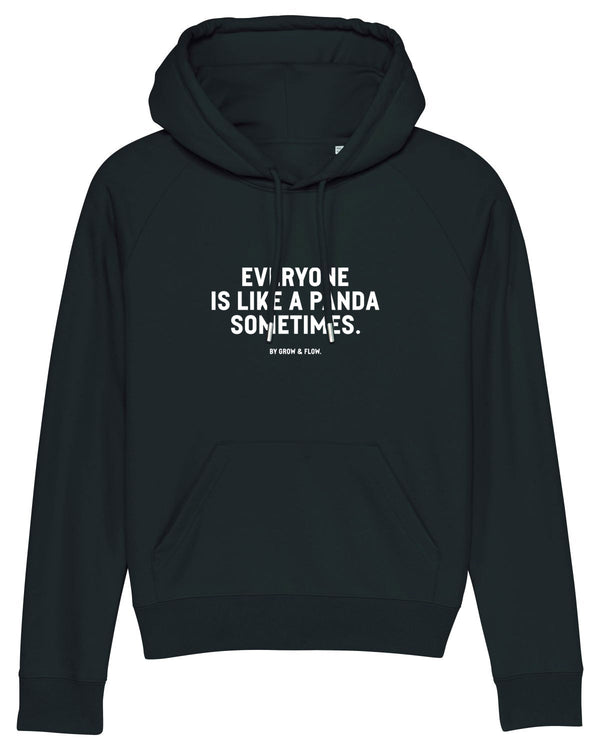 BIO-LADIES HOODIE "PANDA. SOMETIMES."