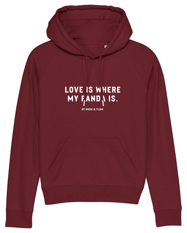 BIO-LADIES HOODIE "LOVE. PANDA. 2023."