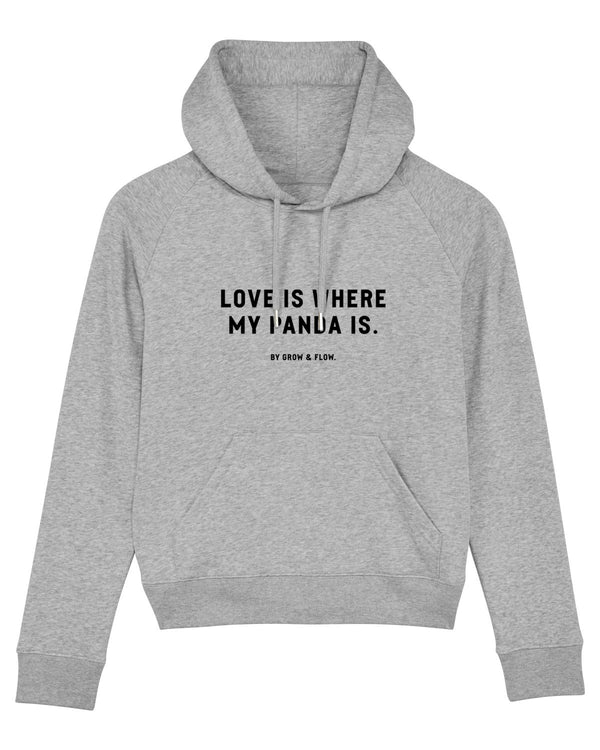 BIO-LADIES HOODIE "LOVE. PANDA. 2023."
