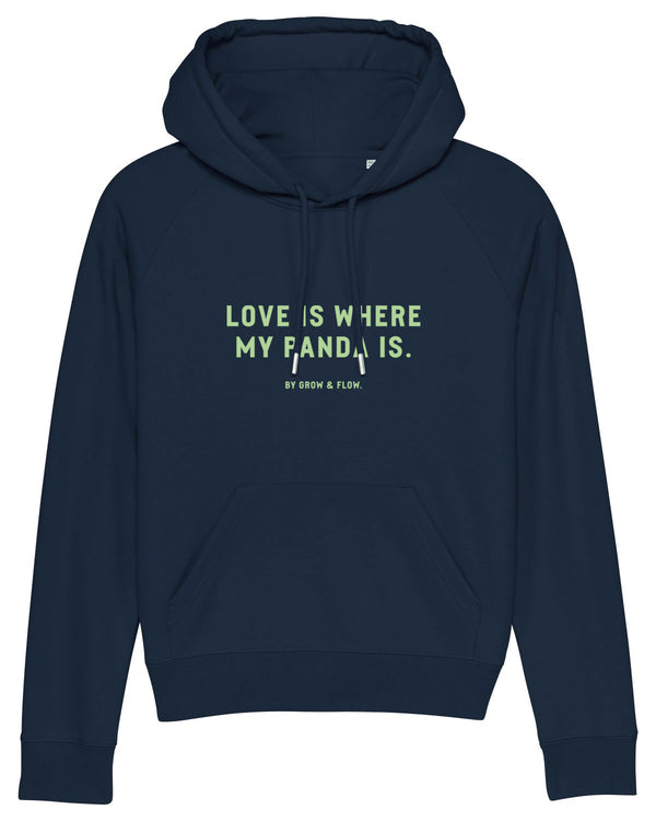 BIO-LADIES HOODIE "LOVE. PANDA. 2023."
