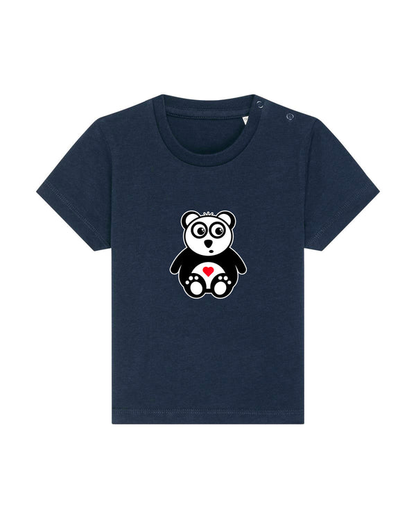 BIO-BABY T-SHIRT "PURE. PANDA. HEART."