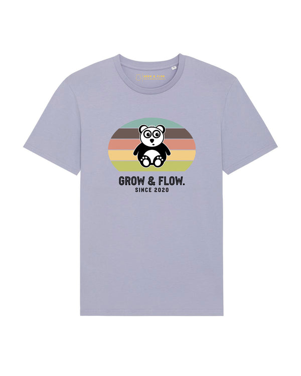 BIO-LADIES PREMIUM T-SHIRT "RETRO. PANDA. BLACK."
