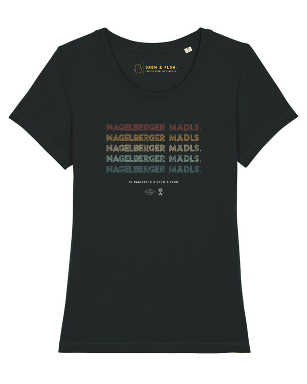 BIO-LADIES T-SHIRT ANLIEGEND "FCN. MAEDLS."