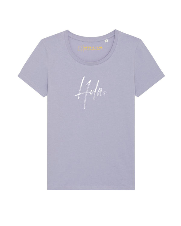 BIO-LADIES T-SHIRT ANLIEGEND "HOLA."