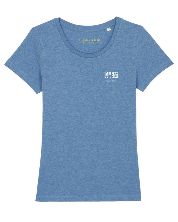 BIO-LADIES T-SHIRT ANLIEGEND "GROW & FLOW. GOES ASIA."