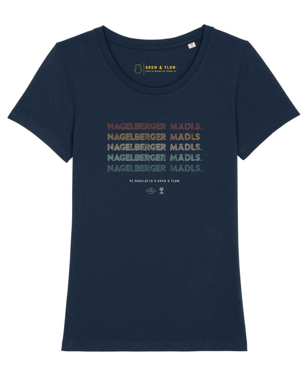 BIO-LADIES T-SHIRT ANLIEGEND "FCN. MAEDLS."