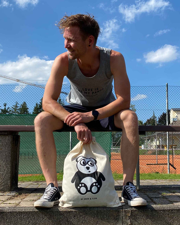 TURNBEUTEL / SPORTBEUTEL "PANDA."