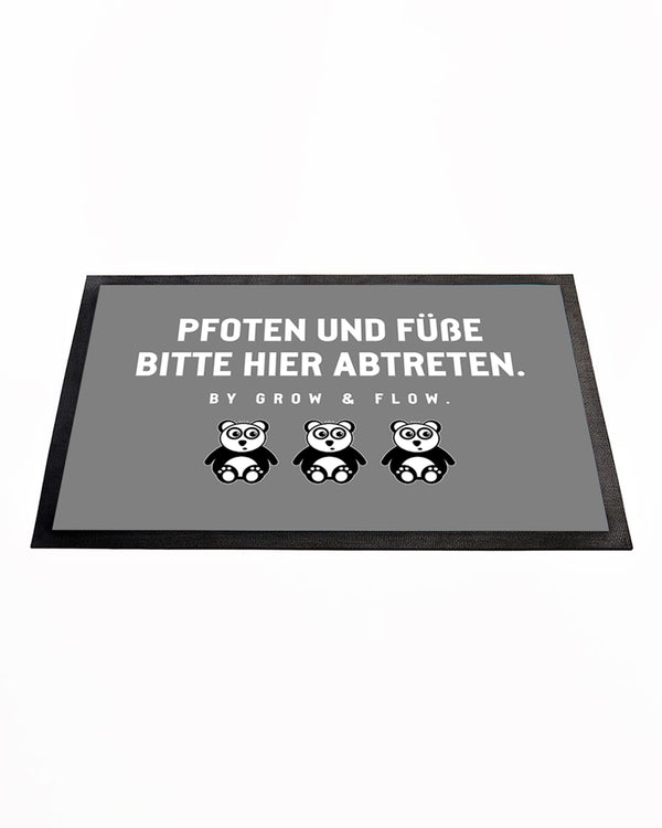 FUßMATTE "PANDA. PFOTEN."